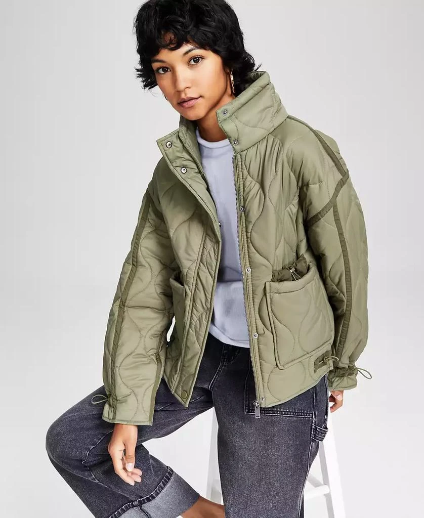 And Now This Women's Quilted Long-Sleeve Jacket, Created for Macy's 1