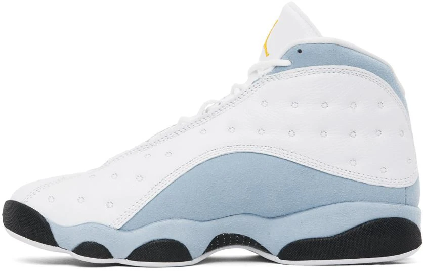 Jordan White & Blue Air Jordan 13 Retro Sneakers 3