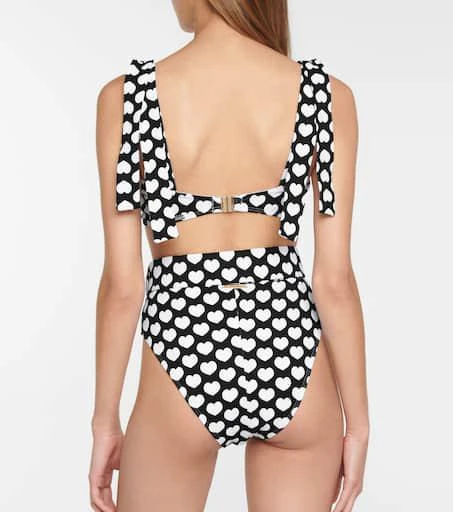 Alexandra Miro Ursula heart-print bikini bottoms 3