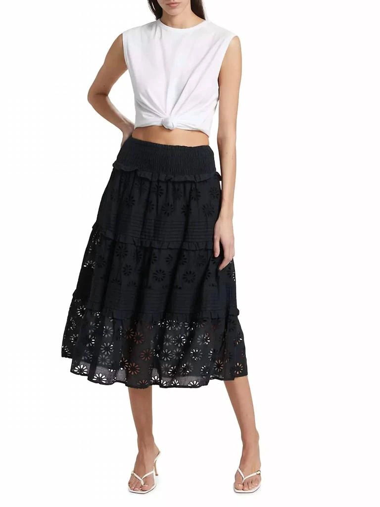 Rails Rails - Gail Floral Embroidered Midi Skirt 5