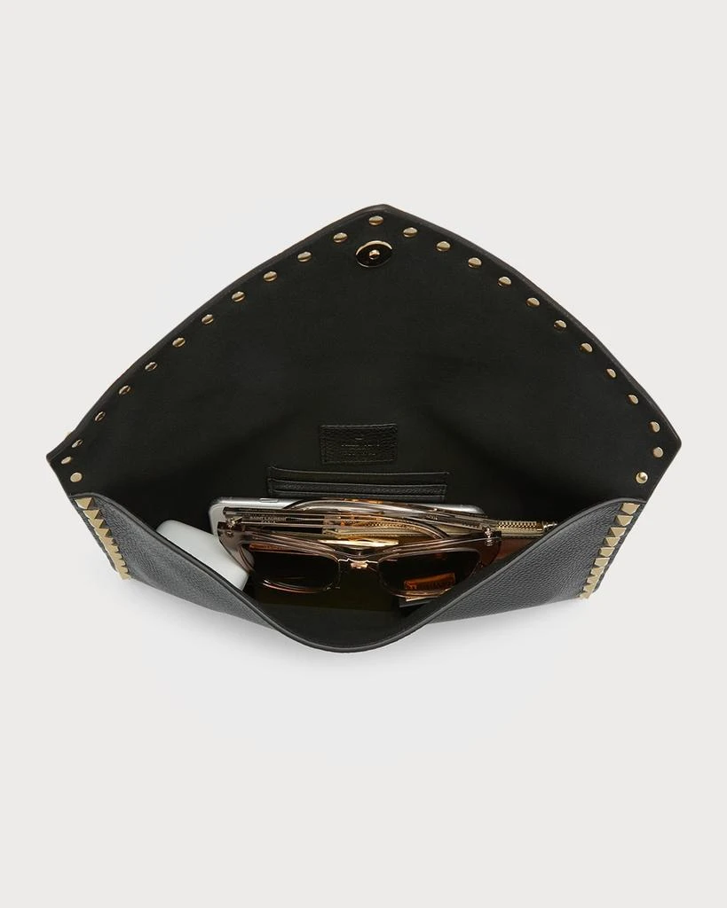 Valentino Rockstud Large Envelope Clutch Bag 7