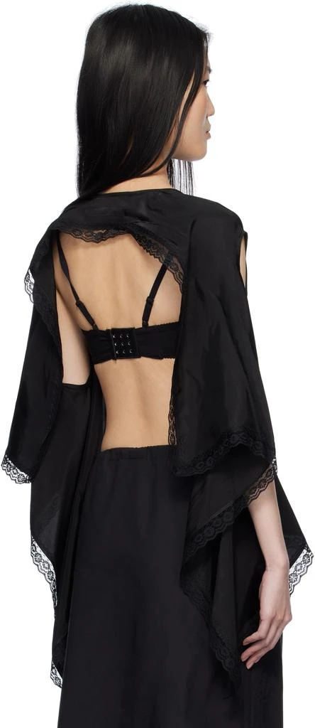 pushBUTTON Black Bra Point Square Blouse 3