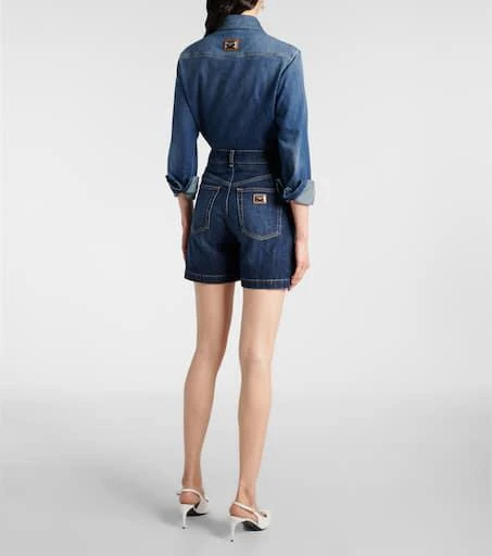 Dolce 
Gabbana High-rise denim shorts 3