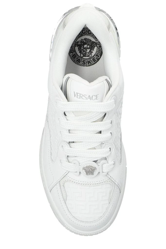 Versace Versace Logo Detailed Lace Up Sneakers 4