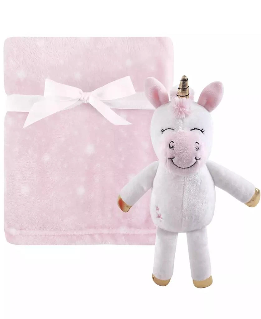 Hudson Plush Blanket with Toy