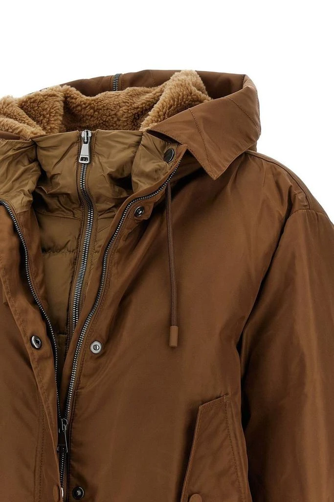Weekend Max Mara Weekend Max Mara Agora Button Detailed Drawstring Parka 4