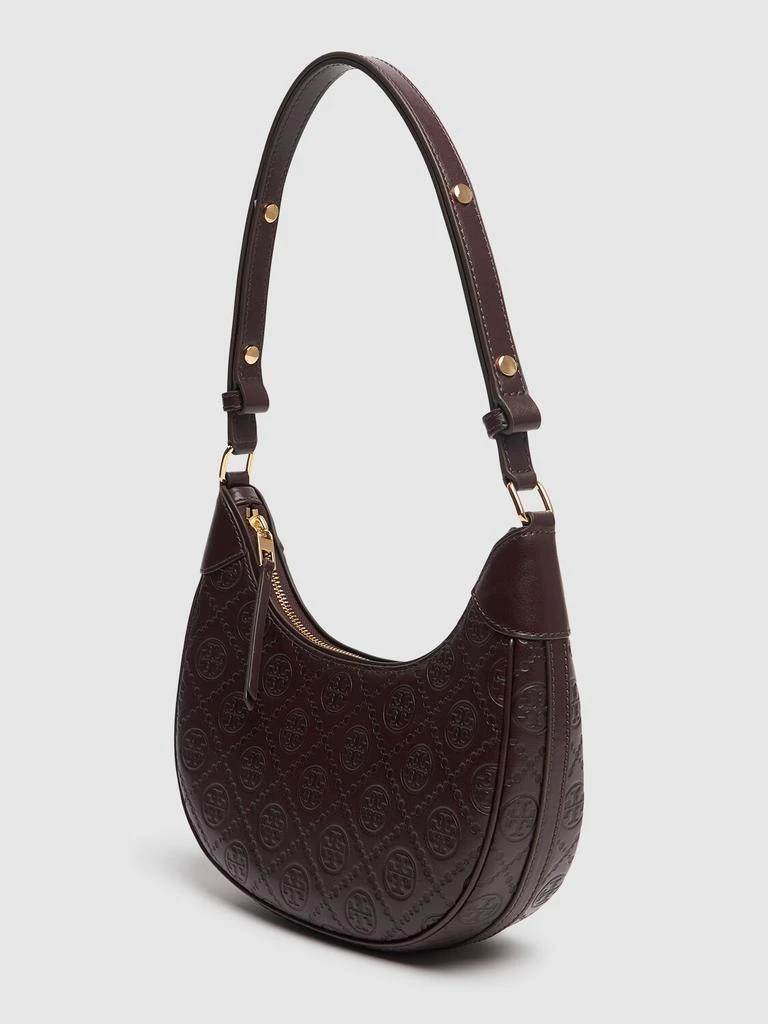 Tory Burch T Monogram Leather Crescent Bag 3