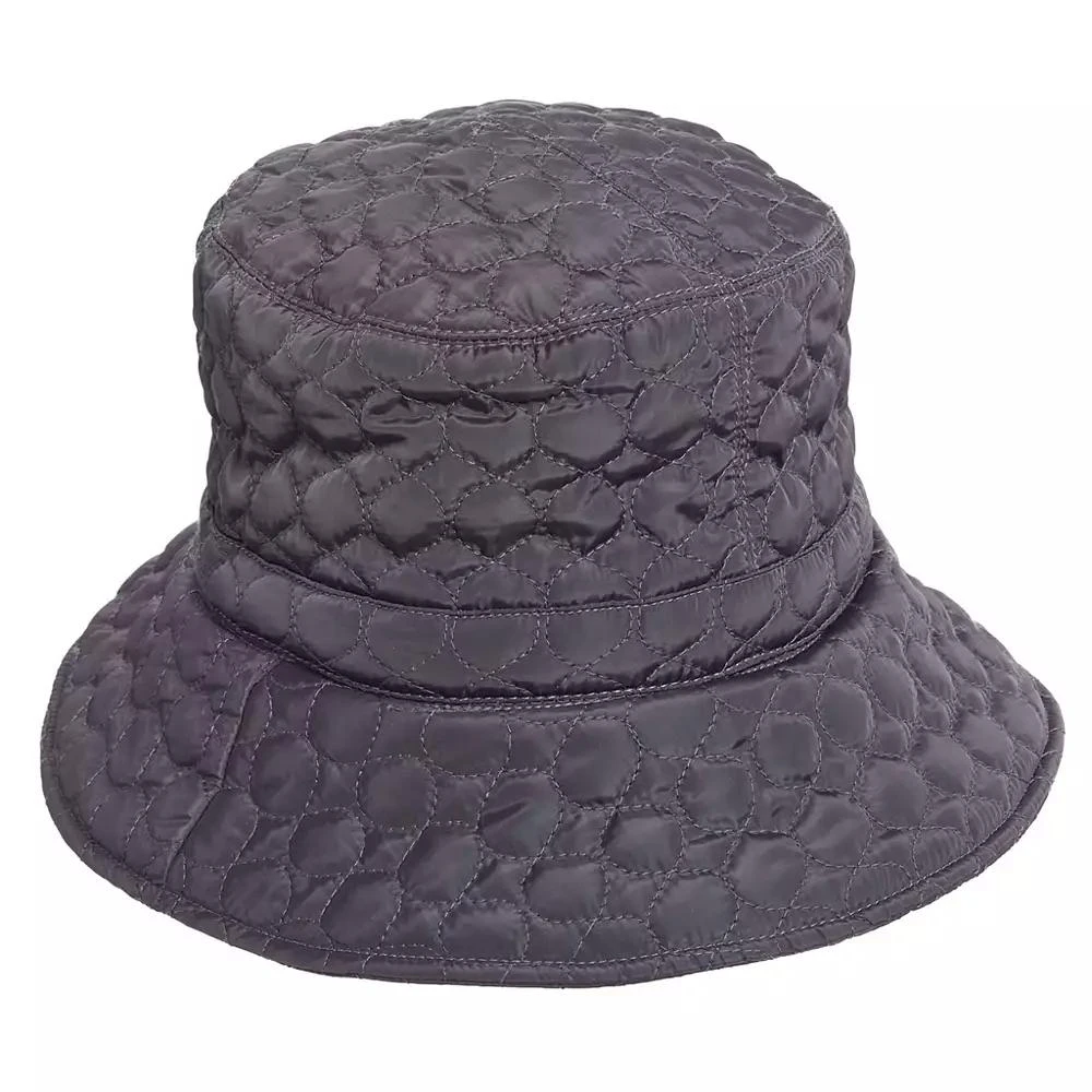 SCALA Quilted Big Brim Rain Hat 1