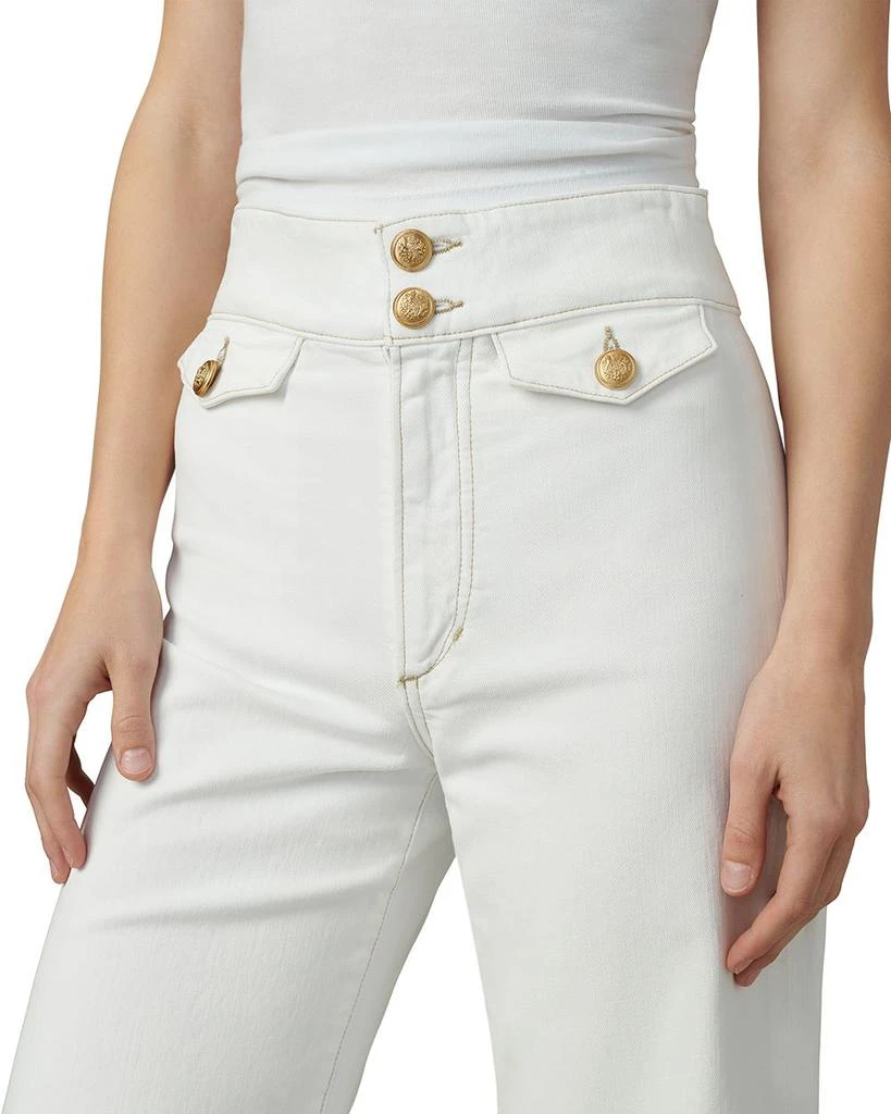 Joe's Jeans The Ellia High Rise Wide Leg Ankle Jeans in Milk 5
