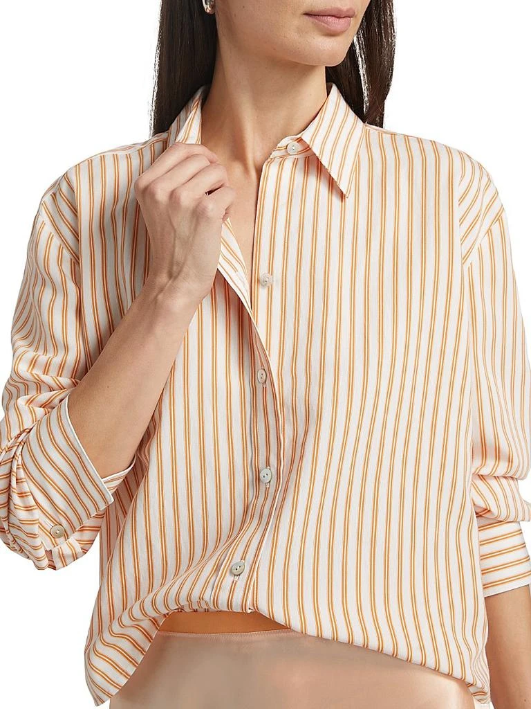 Vince Till Stripe Cropped Shirt 6
