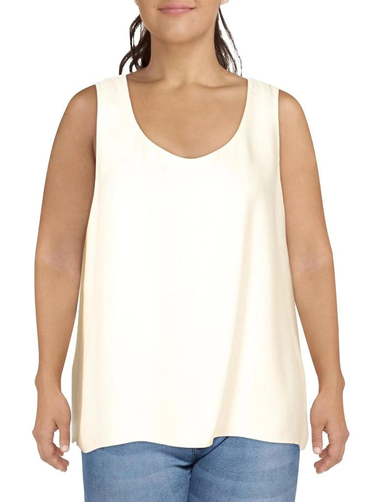Lafayette 148 New York Womens Silk Sleeveless Blouse 5