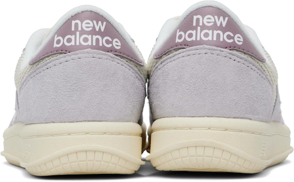 New Balance Off-White & Purple T500 Sneakers 2