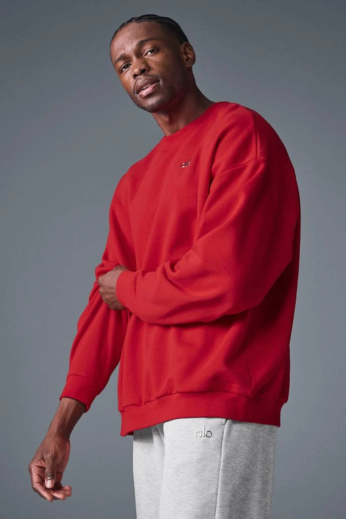 Alo Accolade Crew Neck Pullover - Bold Red 3