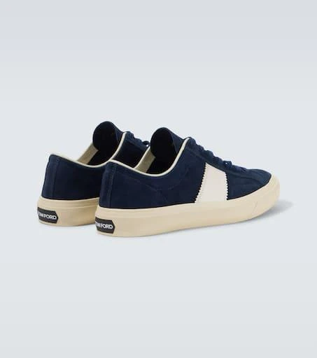 Tom Ford Cambridge leather-trimmed suede sneakers 6