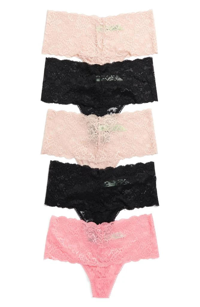 Honeydew Intimates Lady in Lace 5-Pack High Rise Lace Thongs 1