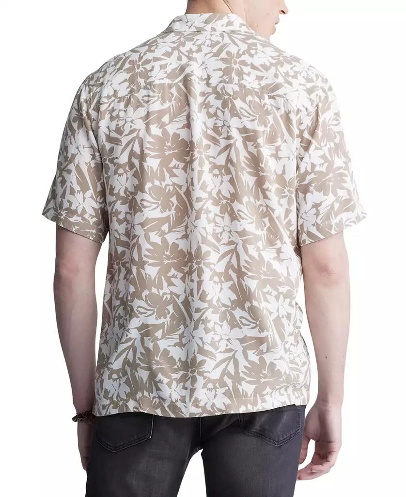 Buffalo David Bitton Men's Sandro Printed Short Sleeve Button-Front Camp Shirt 3