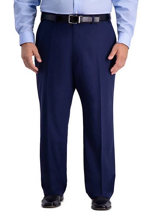 Haggar Big Tall Active Series Herringbone Classic Fit Suit Separate Pants 1