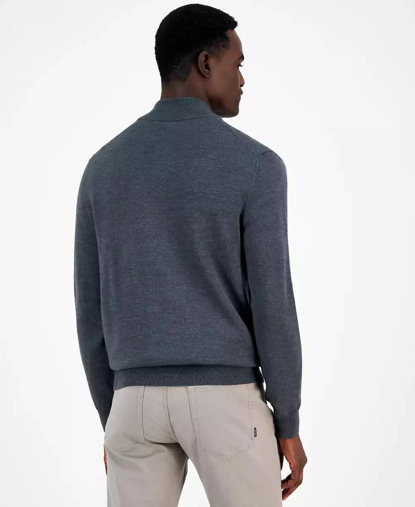 Alfani Men's Long-Sleeve Half-Zip Merino Sweater, Created for Macy's 2