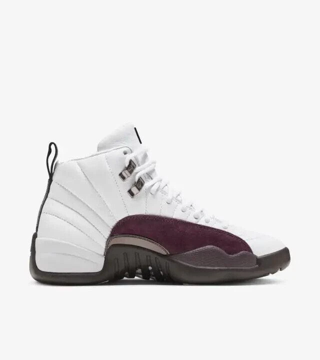 Jordan Air  12 Retro SP DV6989-100 Women's White Burgundy Sneaker Shoes PIN63 2