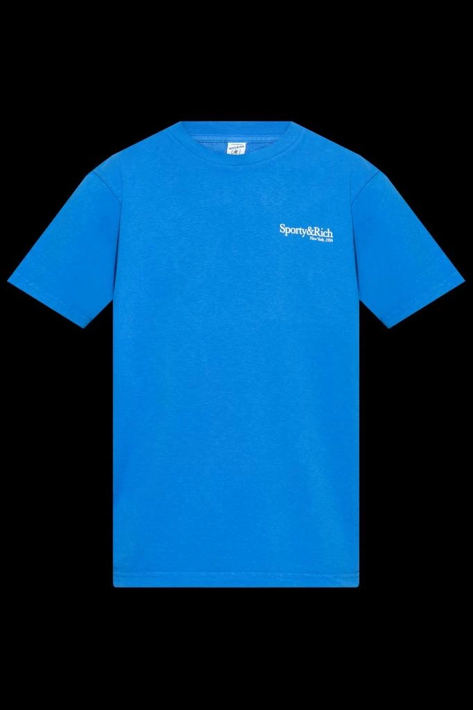 Sporty & Rich Sporty & Rich Logo Printed Crewneck T-Shirt 1