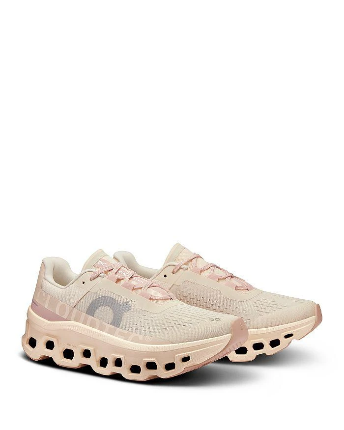 On Women's Cloudmonster Lace Up Running Sneakers 1
