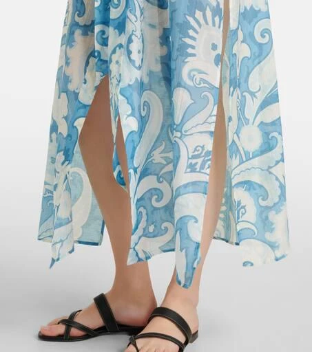 ETRO Paisley cotton and silk shirt dress 5