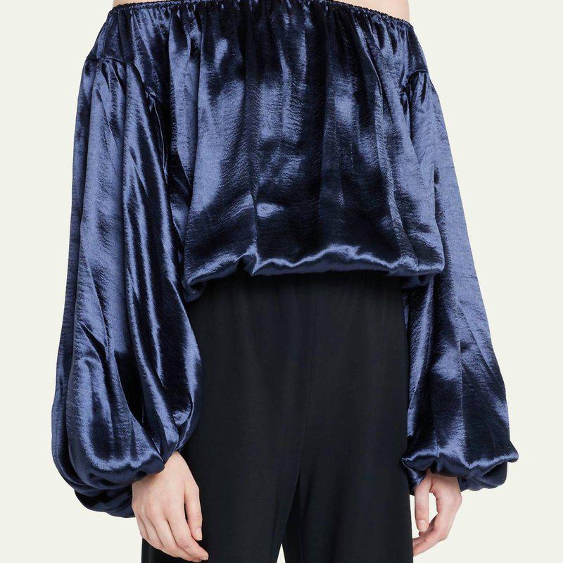 Caroline Constas Andros Top In Navy