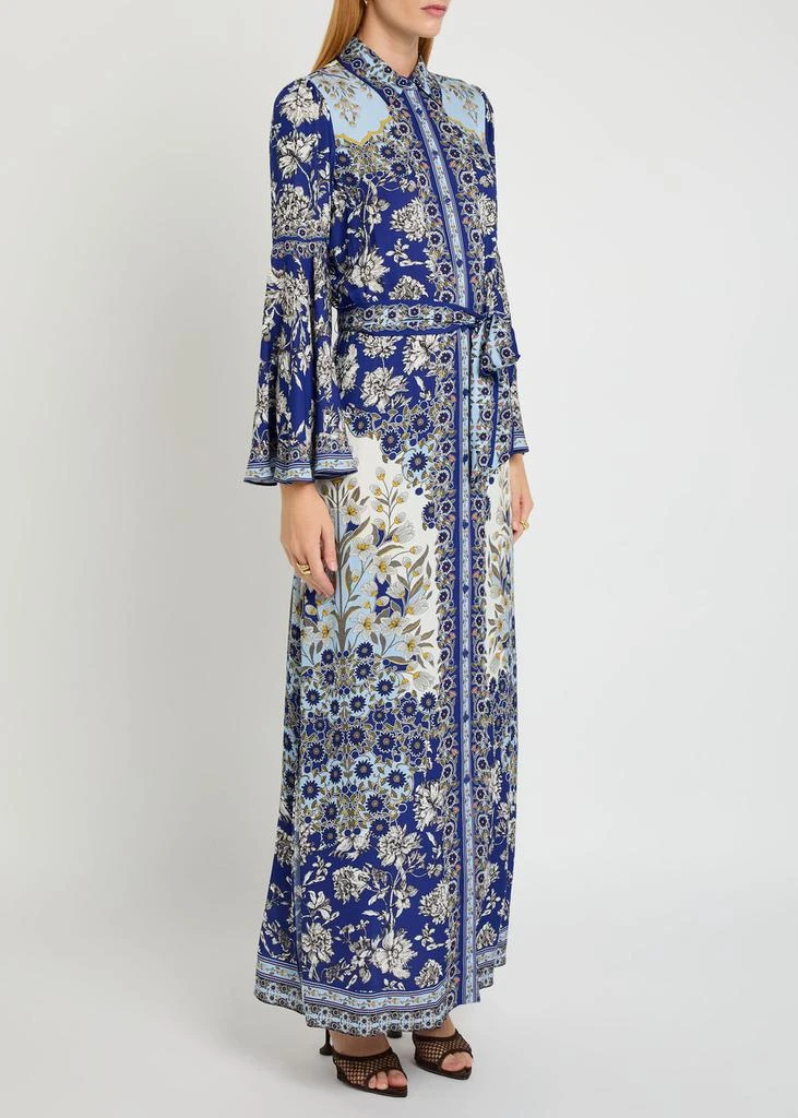 Alice + Olivia Chassidy printed maxi shirt dress 2