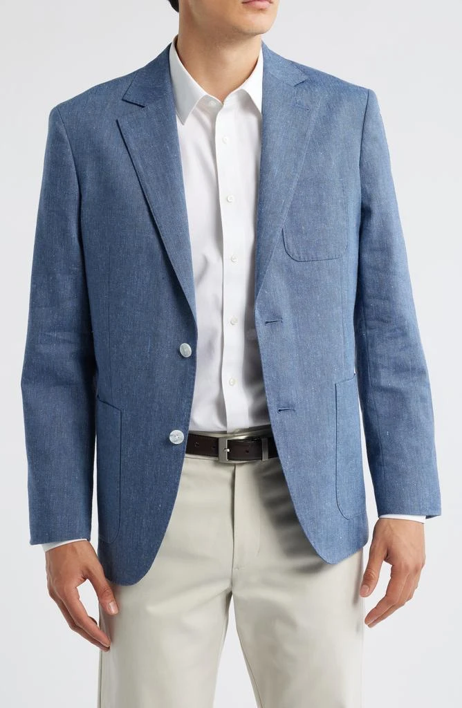  Slub Linen & Wool Twill Sport Coat