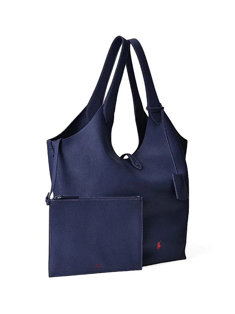 Ralph Lauren Large Polo Play Leather Tote Bag 4