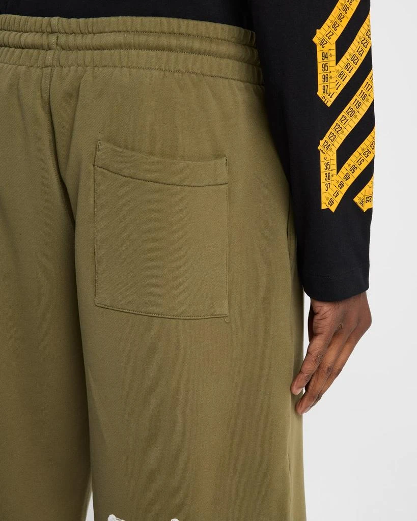 Off-White Men's Spray Arrow Skate Sweat Shorts 5