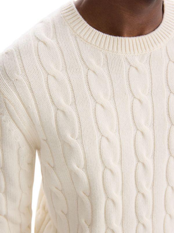 Theory Montana Wool Cable-Knit Sweater