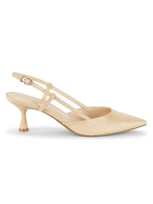 Nine West Rowen Textured Slingback Pumps 1