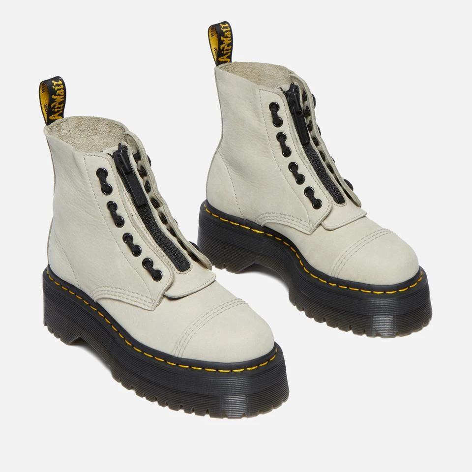 Dr. Martens DR. MARTENS WOMEN'S SINCLAIR LEATHER ZIP FRONT BOOTS 2