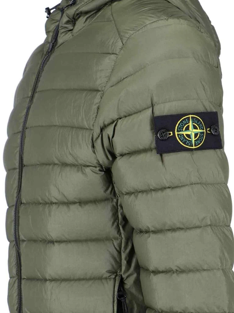 Stone Island Logo Hooded Down Jacket 3