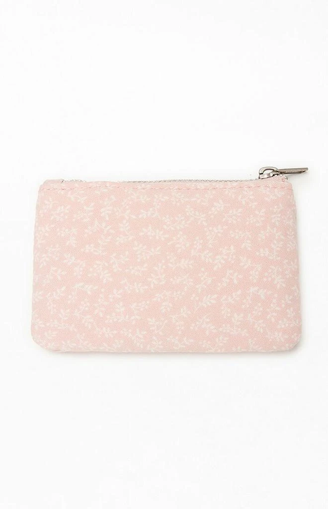 John Galt Pink Floral Coin Purse 1