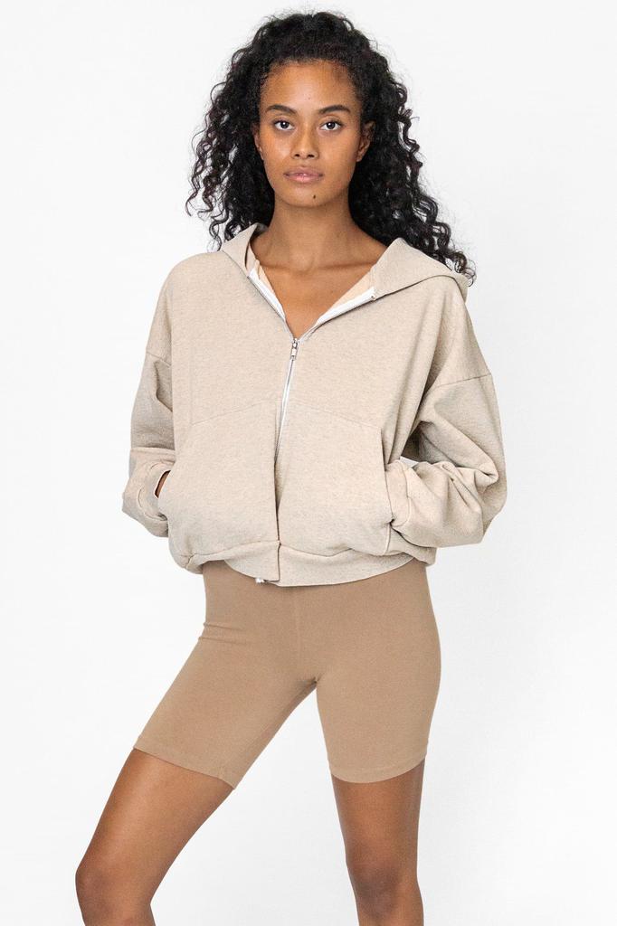 LOS ANGELES APPAREL zipフーディー HF19 Heavy Fleece Cropped Hoodie (Piece Dye) – Los Angeles Apparel