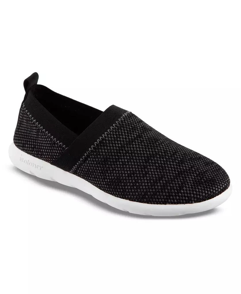 Isotoner Signature Zenz from Isotoner Women's Indoor/Outdoor Elastic Sport Knit Elastic Slip-Ons 1