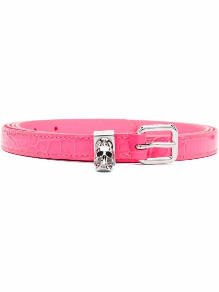 Alexander McQueen Alexander McQueen Skull Leather Double Belt 1
