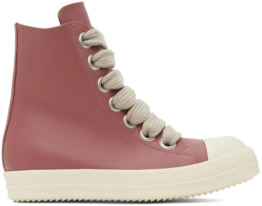 Rick Owens Pink Porterville Jumbolaced Sneakers 1