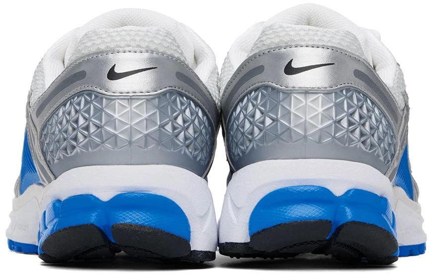 NIKE Silver & Blue Zoom Vomero 5 Sneakers 2