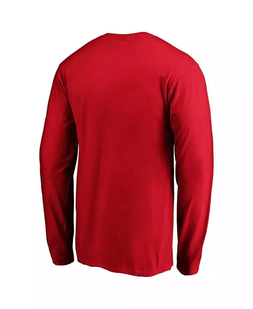 Fanatics Men
s Red St. Louis Cardinals Wordmark Long Sleeve T-Shirt 2