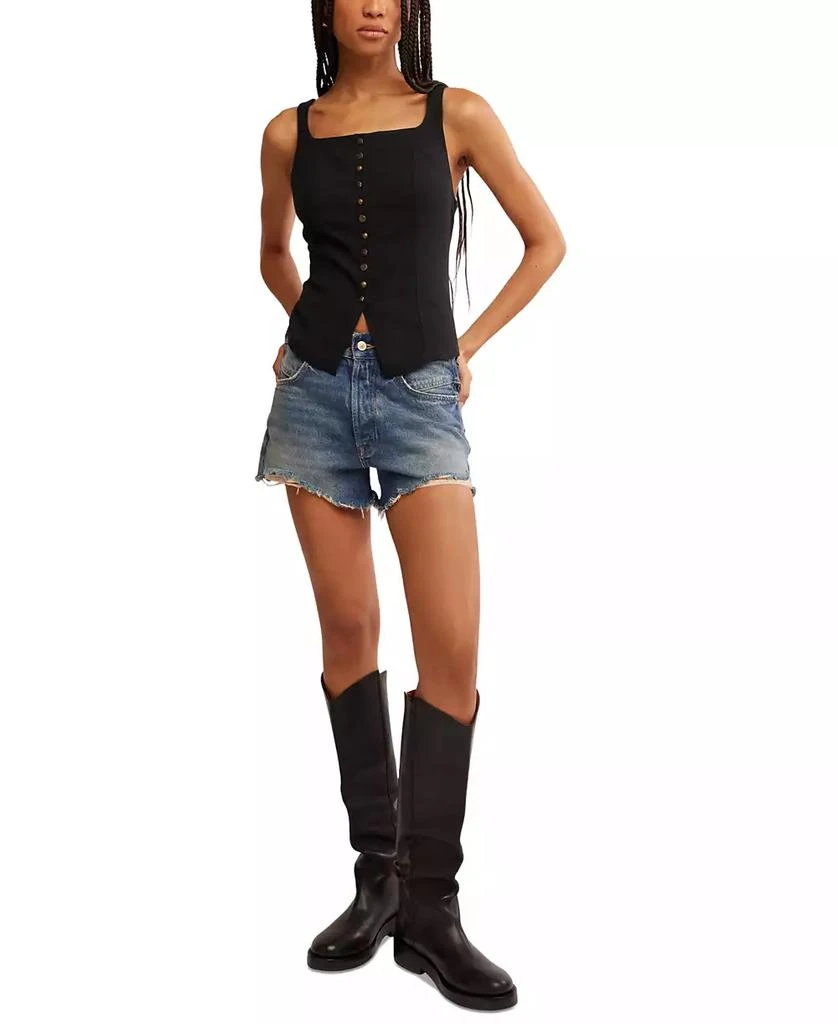 Free People Women's A Moment In Time Corset Vest 5