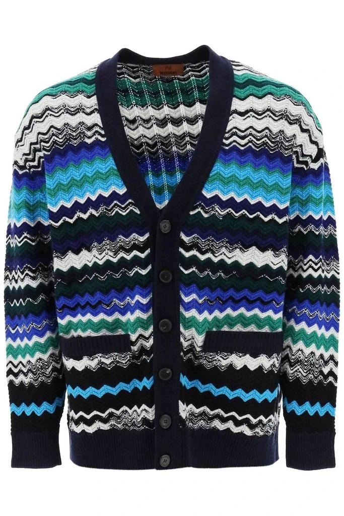 Missoni Missoni Zig-Zag Knitted Button-Up Cardigan 1