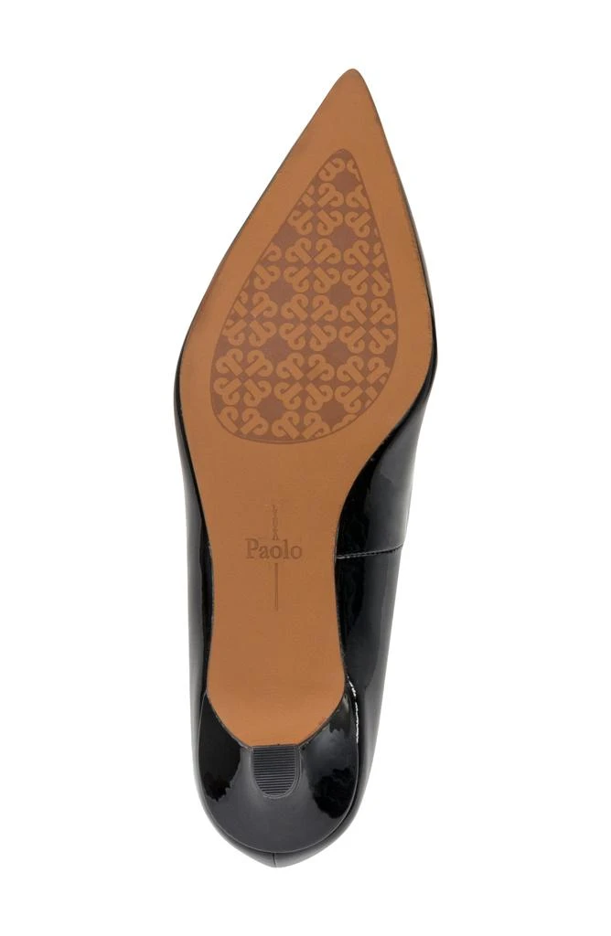 Linea Paolo Banks Patent Kitten Heel Pointed Toe Pump 5