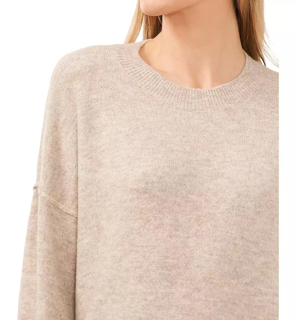CeCe Women's Elbow Hearts Long-Sleeve Crewneck Sweater 3