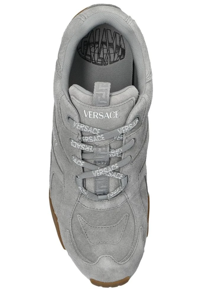 Versace Versace Round-Toe Lace-Up Sneakers 4