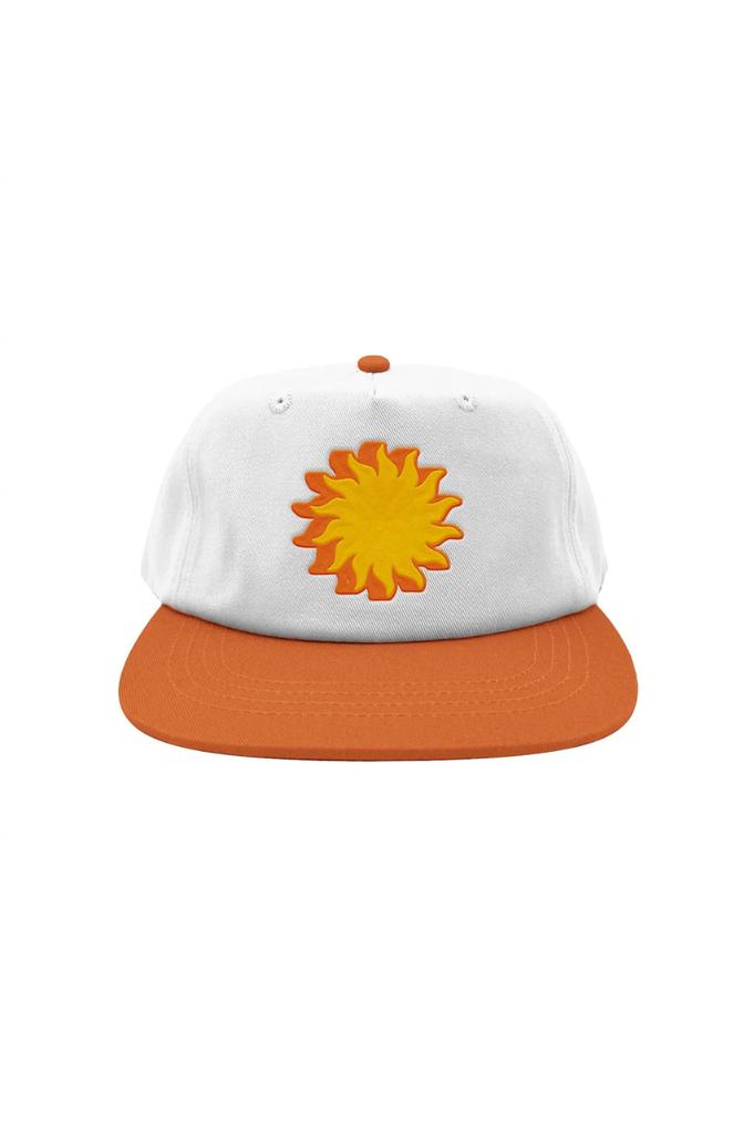 Free 
Easy Men
s Sun Shadow Two Tone Snapback Hat In Bone/orange