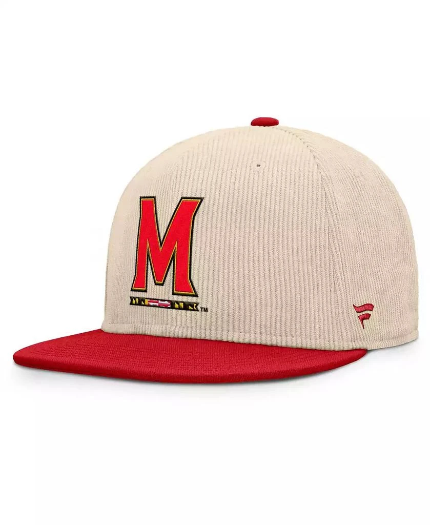 Fanatics Men's Tan Maryland Terrapins Catcher Snapback Hat 1