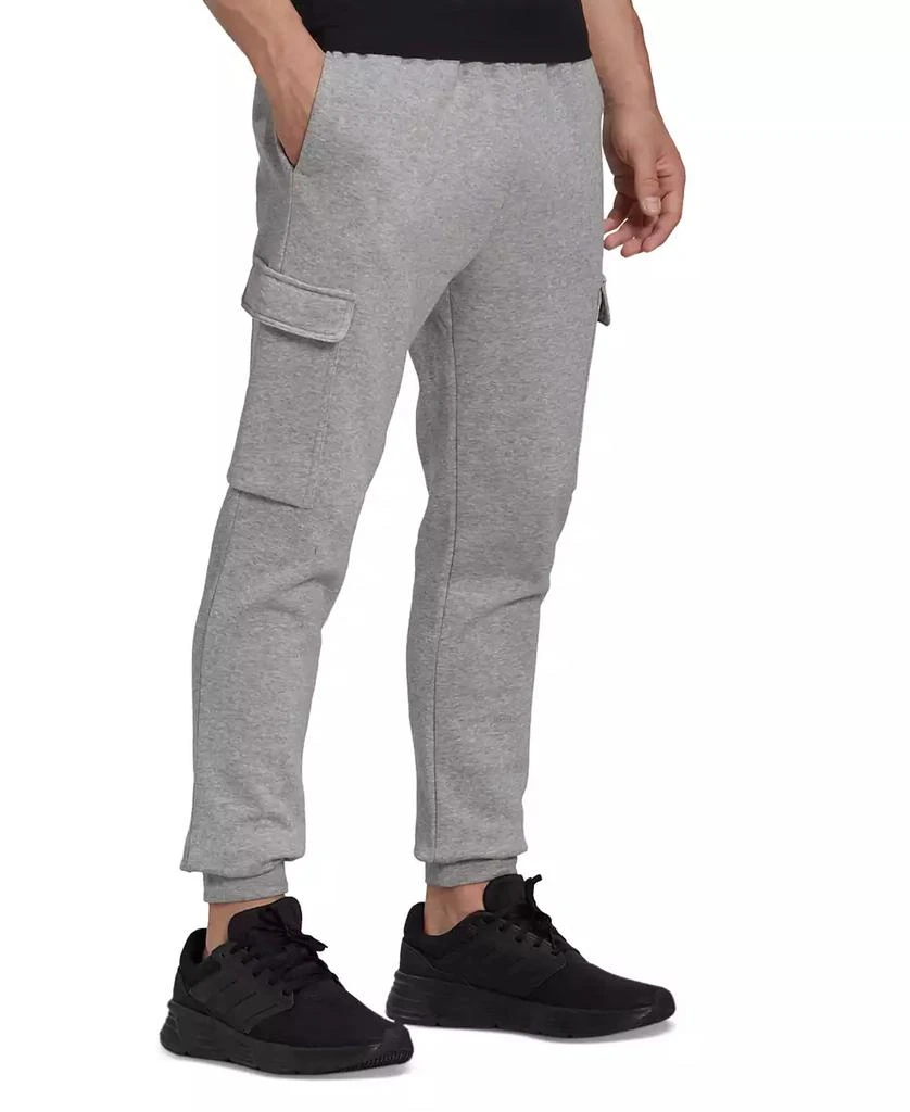 Adidas Men's Essentials Regular Tapered-Fit Fleece Cargo Joggers 3